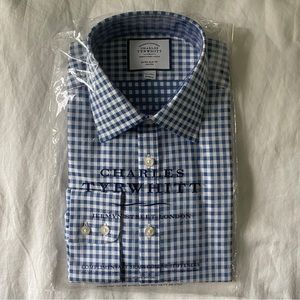NWT Charles Tyrwhitt Dress Shirt - 16.5/34in